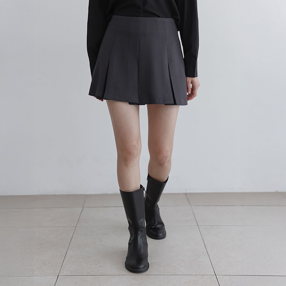 ブレンススパンプリーツミニスカート