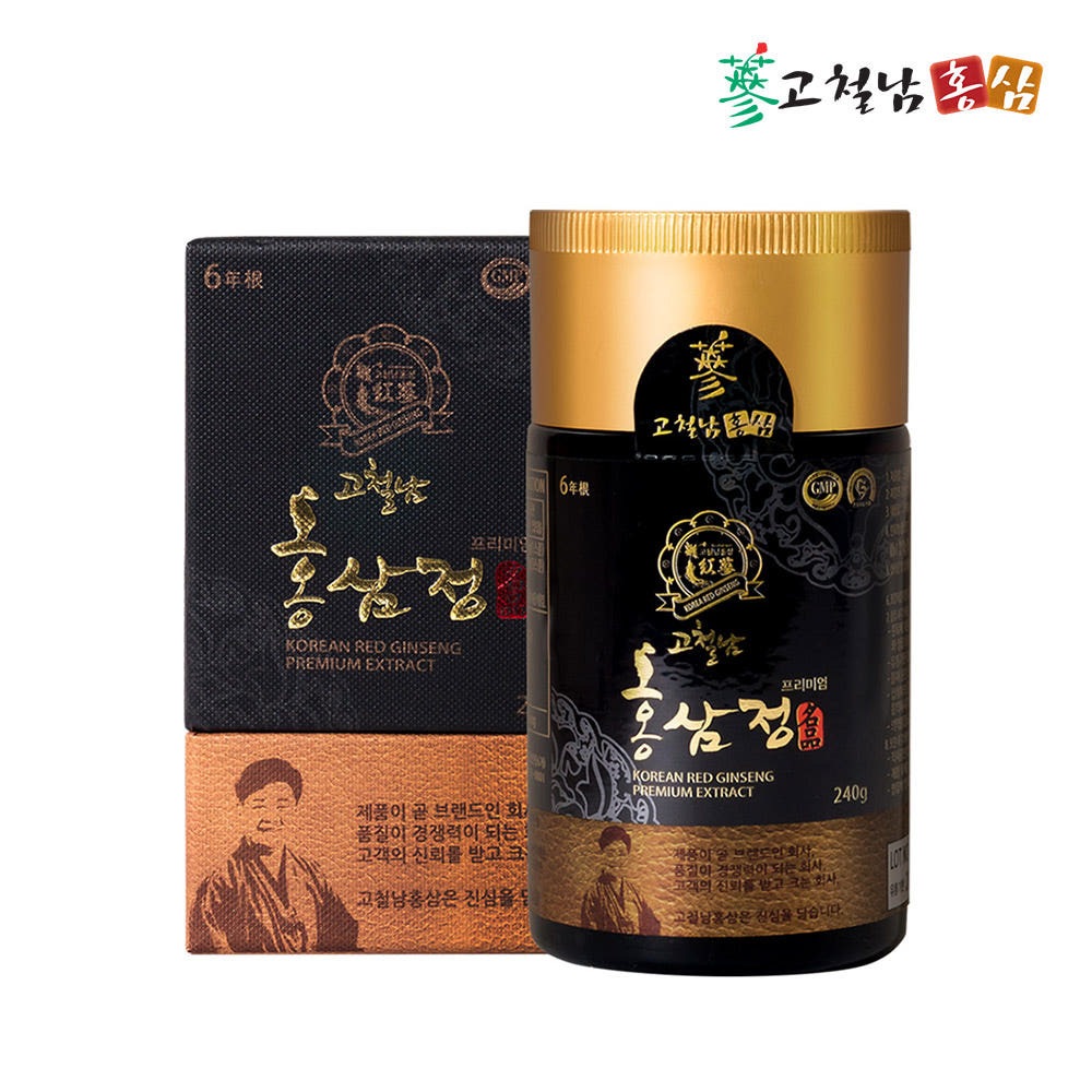 ゴチョルナム」韓国紅参（コリアンレッドジンセン）プレミアムエキス 240g （免疫力向上／抗酸化作用／記憶力改善／疲労回復 など） 15,293円