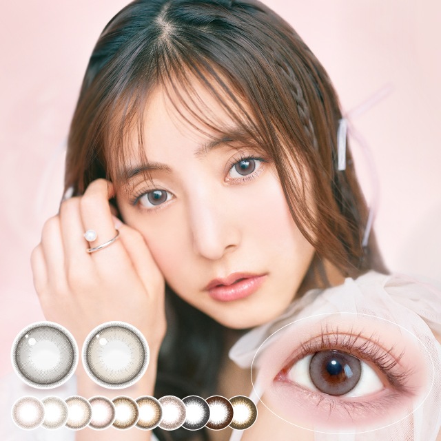 カラコン 1day エバーカラーワンデーナチュラル 4箱(1箱20枚入) ワンデー カラーコンタクトレンズ 度あり 度なし EverColor1day Natural 新木優子 ナチュラル