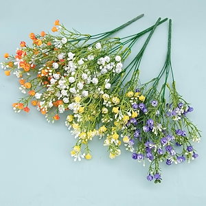 カスミソウ造花ブーケプラスチックフラワーアレンジメント花材ホームリビング写真小道具
