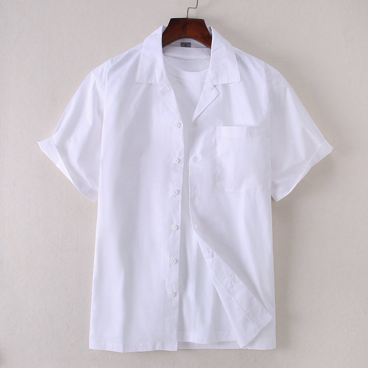 シンプル 羽織り ワークシャツ 半袖 メンズ 開襟シャツ 無地 オープン リラックス オーバーサイズ カジュアルシャツ 安心発送 Vivalafocaccia Com