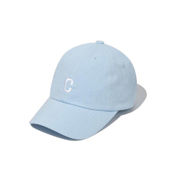 M帽子 CQK CO2506CA02-SB スモール C ロゴ B.B キャップ スカイブルー