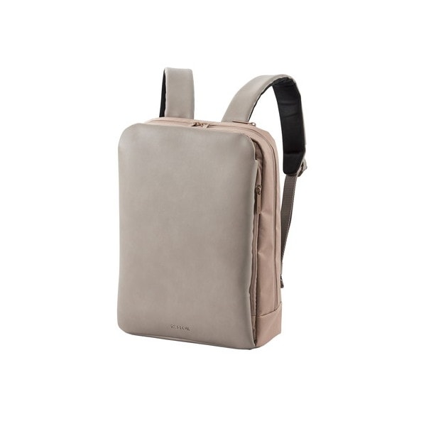 BM-UMBP01GY リュック ビジネスリュック 2way 薄型 自立設計 撥水加工 14インチノートPC A4サイズ収納可 グレージュ メーカー直送