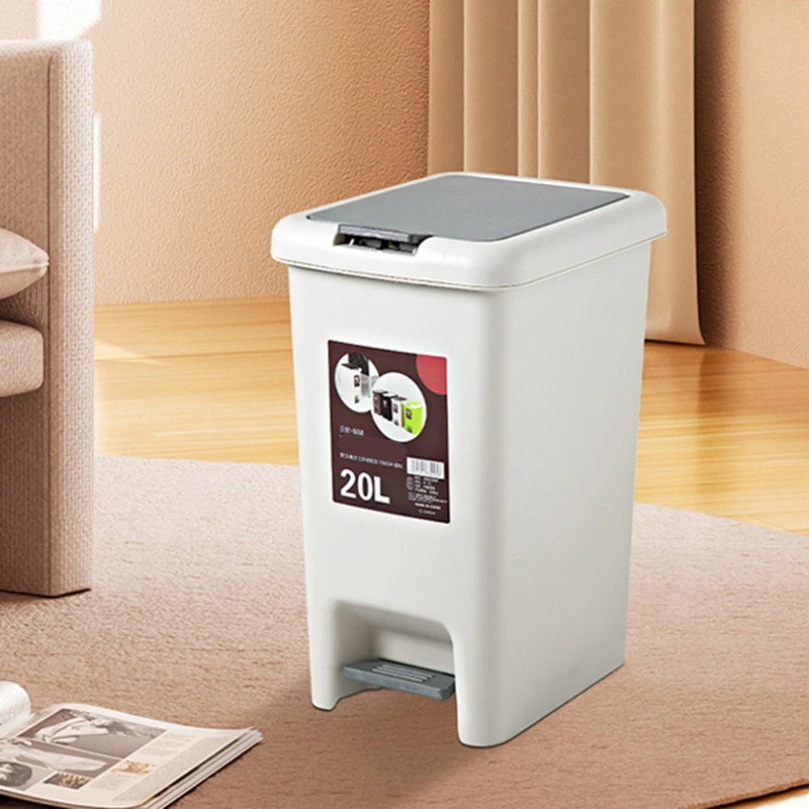 OFFクーポン ゴミ箱 新生活 ゴミ袋が隠せる ペダル 大容量 お洒落 リビング 縦型 場所とらない ワゴン キッチン 分別 臭い漏れ防止 スリム 洗面所用 ごみ箱 リビング ダストボックス シンプル