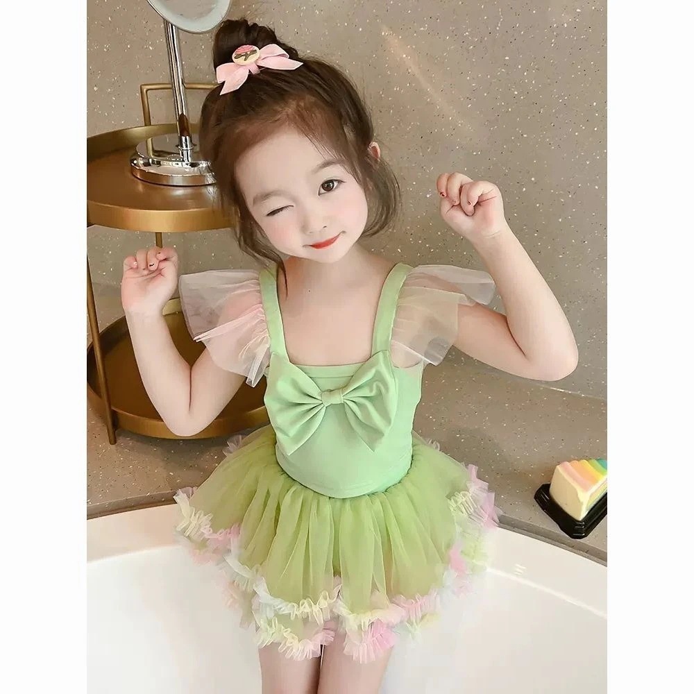 水着キッズ 女の子歳新水着歳プリンセス風スカート水泳子供 ワンピース 韓国ファッション