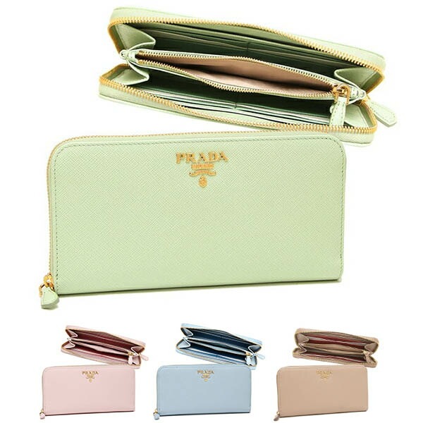 長財布 サフィアーノマルチカラー ラウンドファスナー レディース 1ML506 ZLP