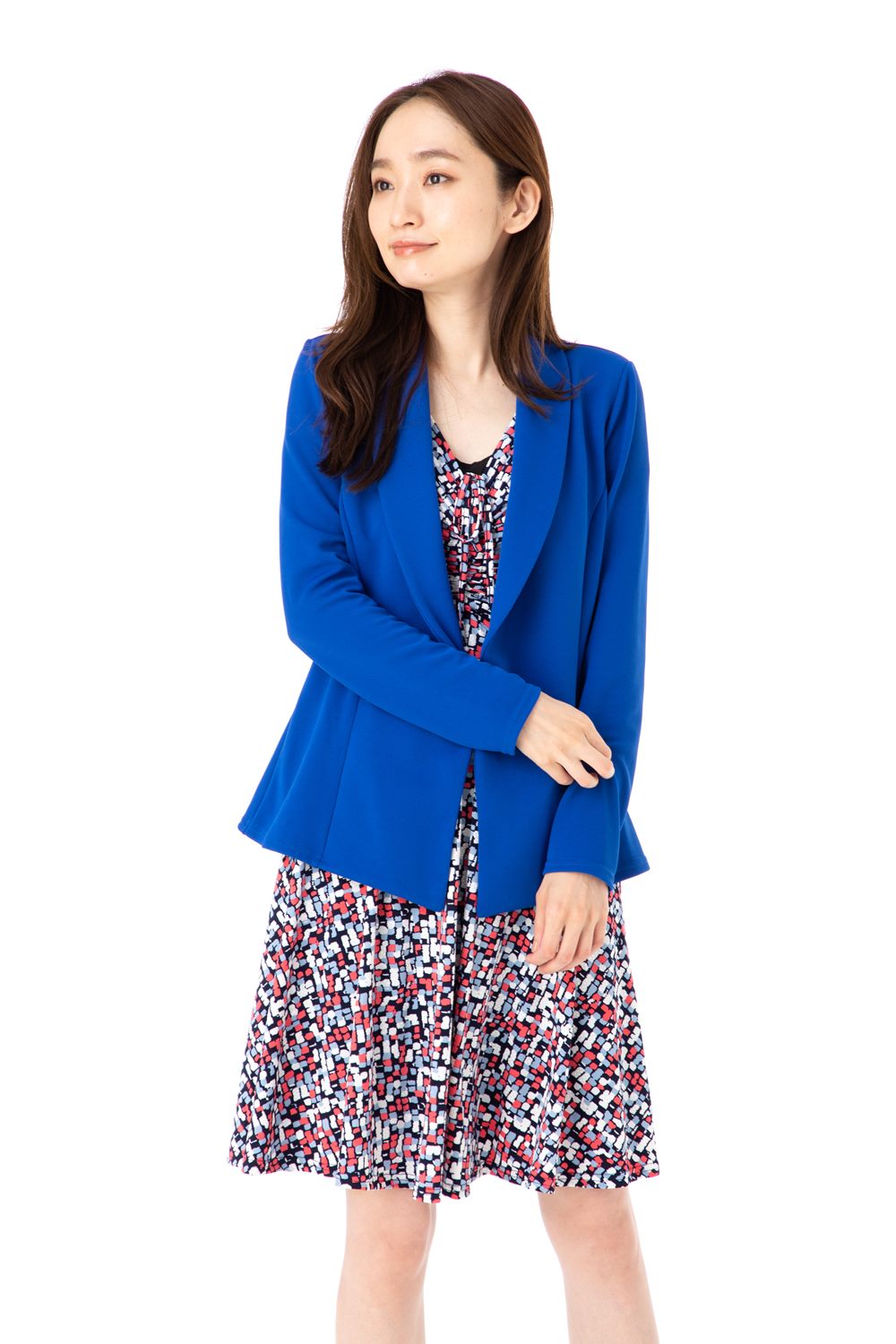 ファス(FAS)ジャケットT1 T2 T3 T4サイズ レディース 無地 上品 大きいサイズ　Fille A Suivre