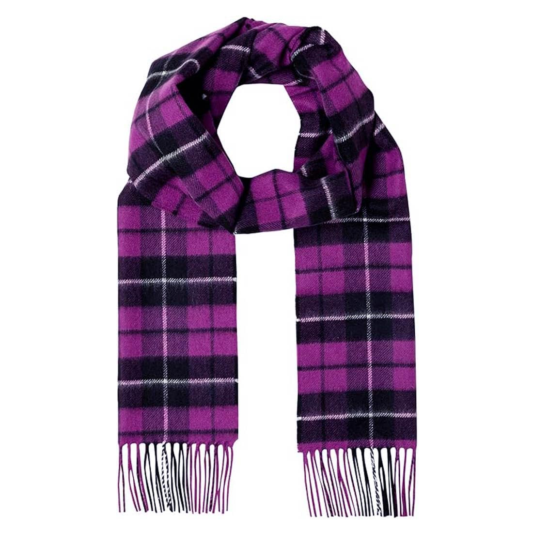 [ジョンストンズ] オブ エルガン マフラー ストール カシミア チェック柄 アクセサリー 秋冬 ギフト 約180x25cm 小判 WA000016 [並行輸入品]