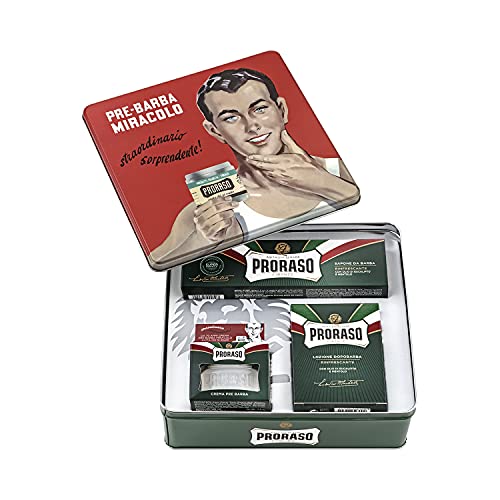 PRORASO (ポロラーソ) ヴィンテージセレクション ジーノ シェービング ギフトセット 髭剃り キット イタリア製 3個アソート 7,137円