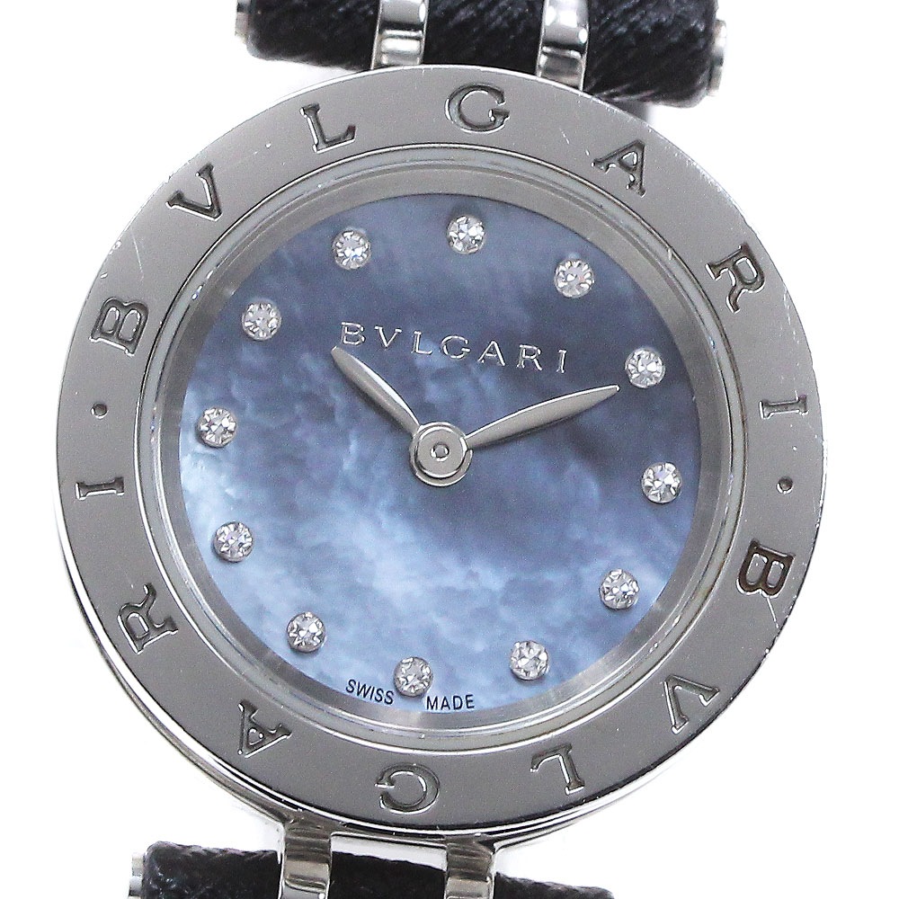 ブルガリ BVLGARI BZ23S B-ZERO1 12Pダイヤ クォーツ レディース 良品 箱・保証書付き_860058【中古】