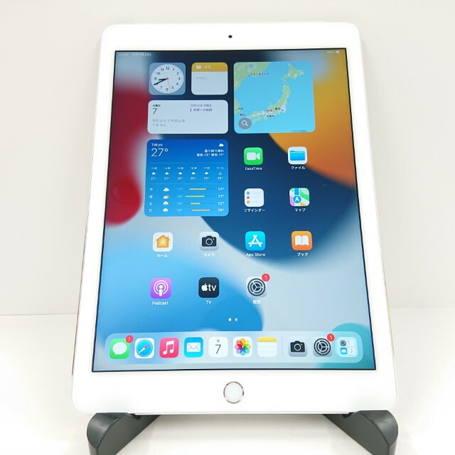 iPad Air 2 Wi-Fi + Cellular 128GB ドコモ シルバー 送料無料 本体 c14989 【中古】