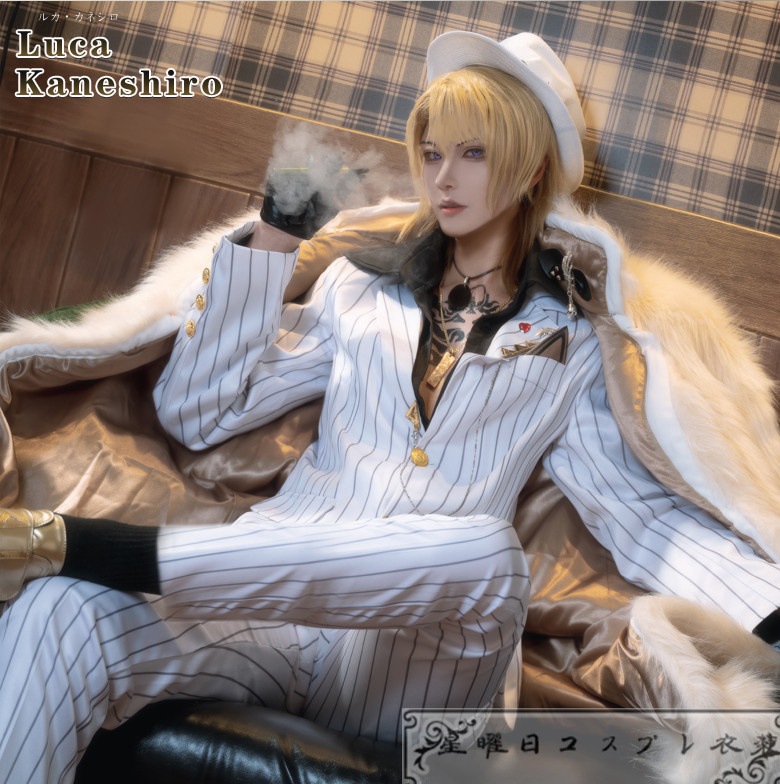 在庫品 VTuber バーチャルライバー にじさんじ Luca ルカカネシロ コスプレ衣装 コスチューム ハロウィン 変装 仮装