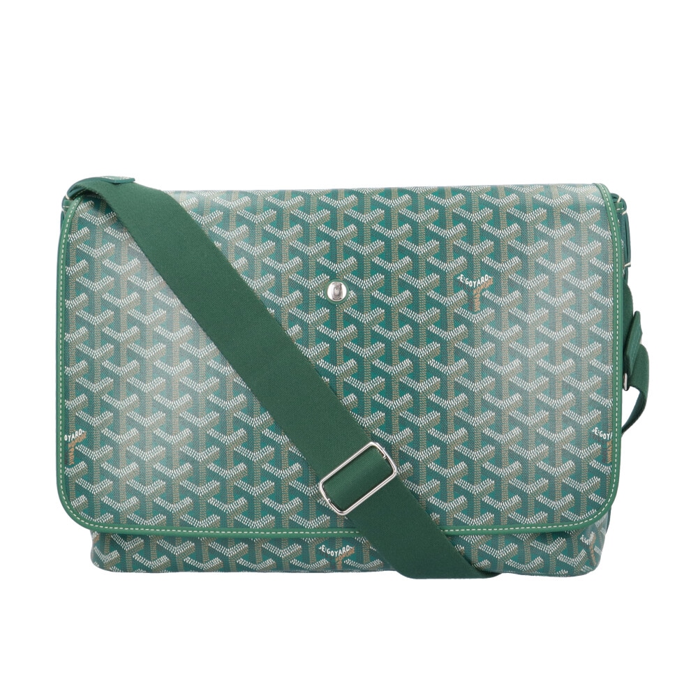 ゴヤール カペシアンMM ショルダーバッグ PVC CAPETIMMLTY01CG03P グリーン GOYARD 中古 美品