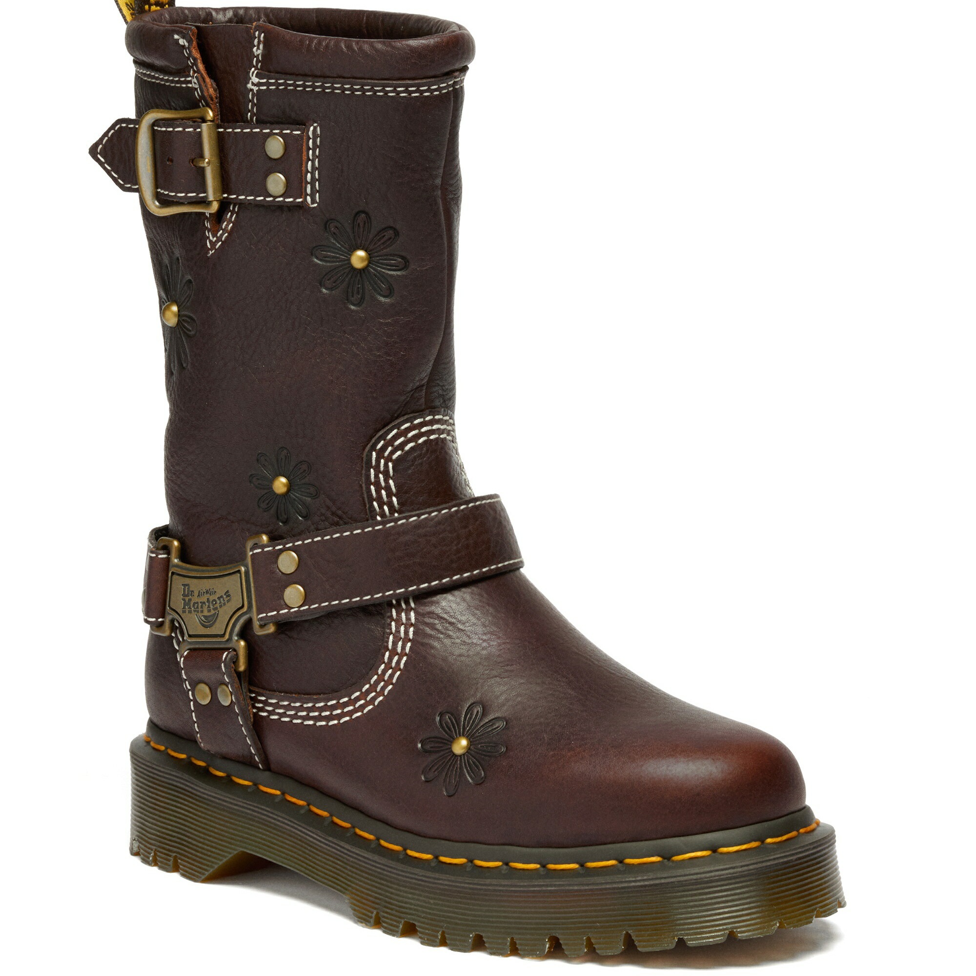 【公式】ANISTONE HI フラワー リガー ブーツ ウィメンズ 靴 DARK BROWN 42823200
