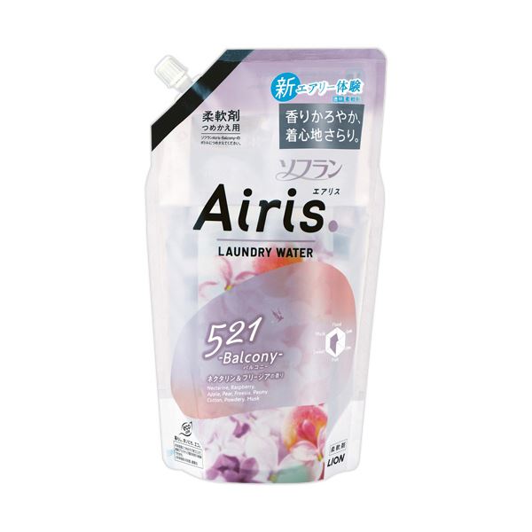 （まとめ） ライオン ソフランAiris バルコニー つめかえ用 850ml 1個 [x5セット] 7,754円