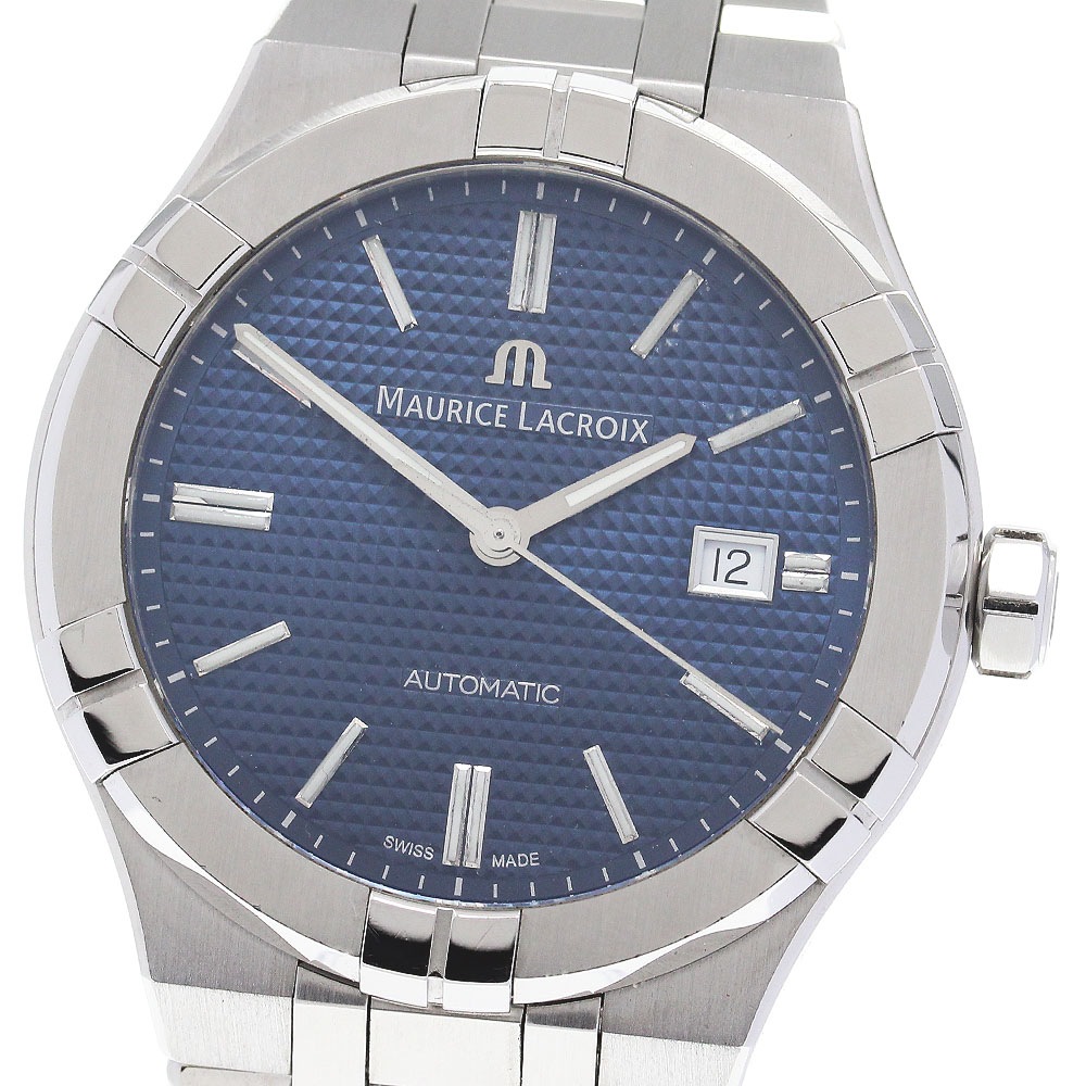 モーリスラクロア MAURICE LACROIX AI6008 アイコン デイト 自動巻き メンズ _845982【中古】