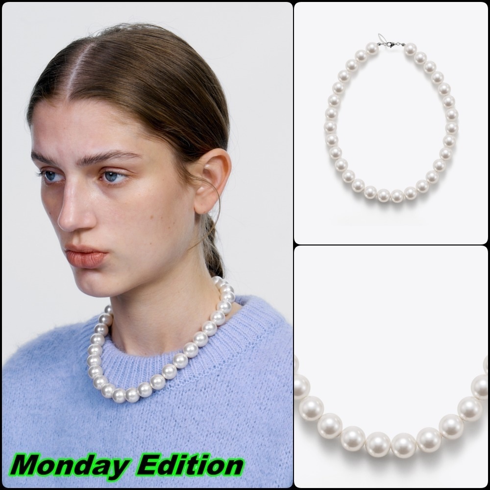 【Monday Edition】EVERYDAY PEARL NECKLACE 14MM