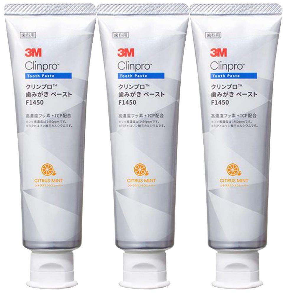 クリンプロ 3M 歯みがきペースト F1450 シトラスミントフレーバー 90g ×3本
