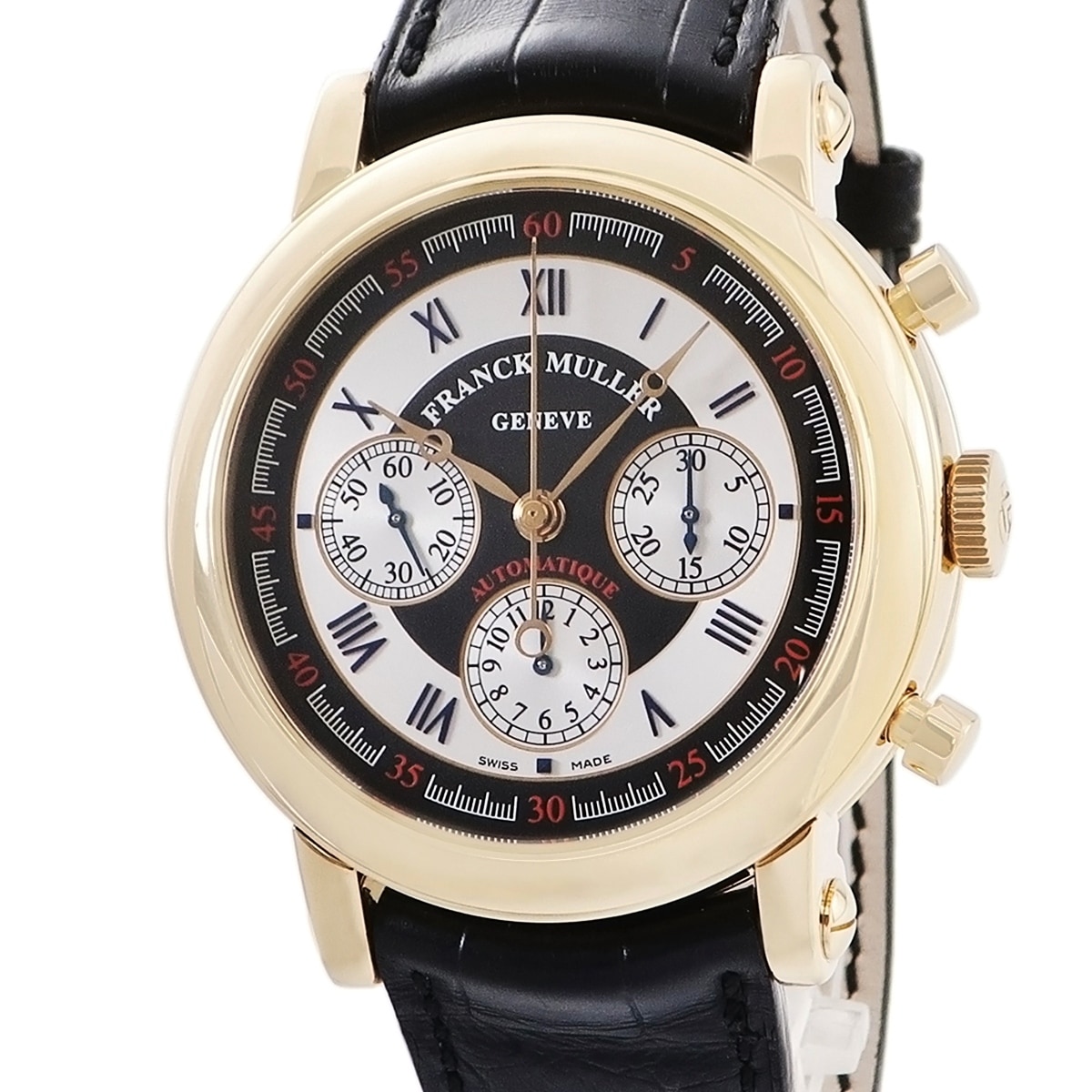 ラウンド クロノグラフ 7008 CC 自動巻き メンズ K18YG無垢 3年保証