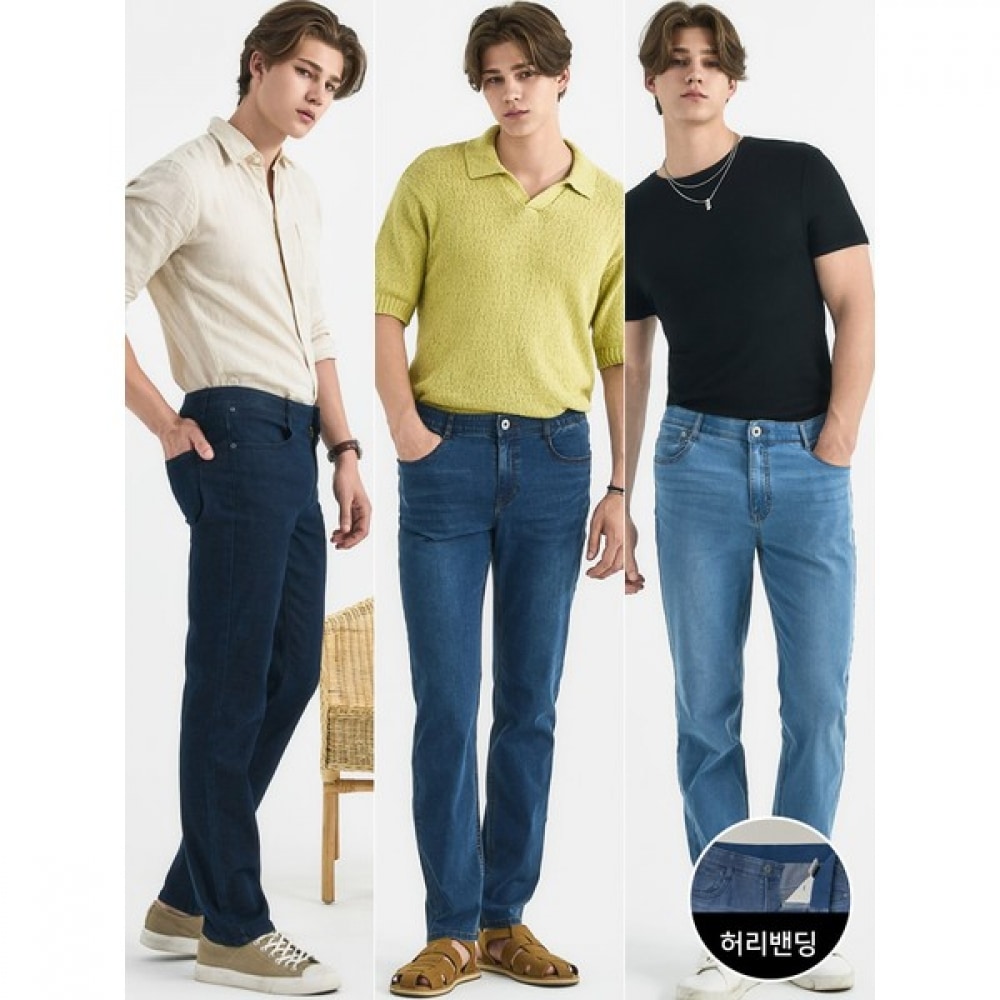 (バンバン) メンズライクラサマーデニム 3 パック 1