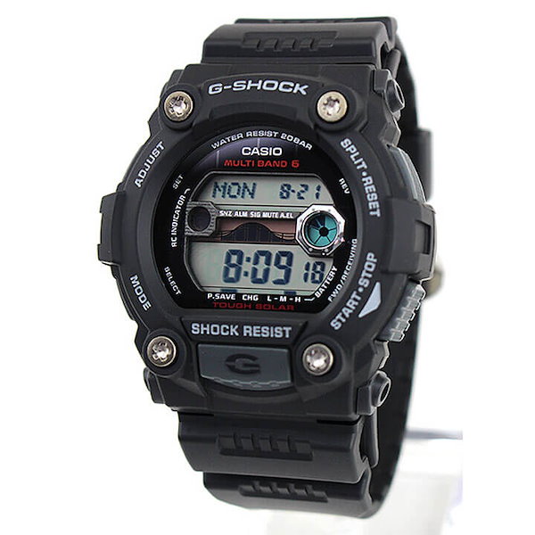 カシオ G ショック 電波 ソーラー タフ ソーラー 電波時計 GW-7900-1 海外モデル 腕時計 メンズ 黒 ブラック 防水 電波ソーラー 時計