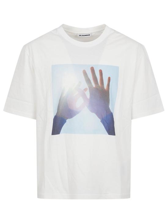 JIL SANDER Men T-Shirts J21GC0199J20361991 White