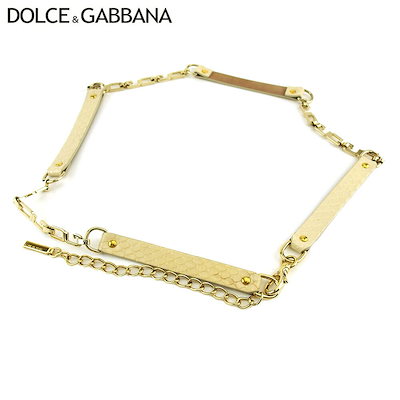 [Qoo10] DOLCE & GABBANA : ベルト ドルガバ DGチェーンベルト パ : バッグ・雑貨