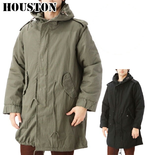 モッズコート ヒューストン HOUSTON メンズ レディース アウター 裏ボア 定番 スプリングコ