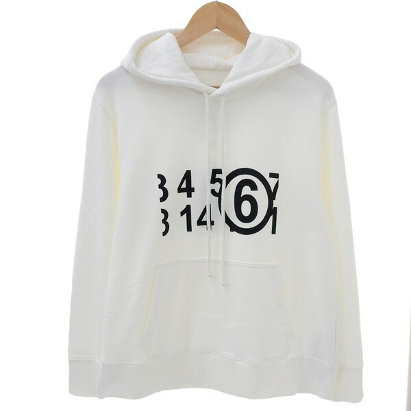 オーバーサイズ ズームロゴ フーディ ホワイト