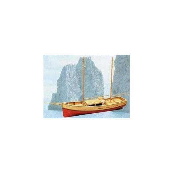 Mantua Model Boat Kit - Capri - Wooden Motor Yacht 並行輸入品