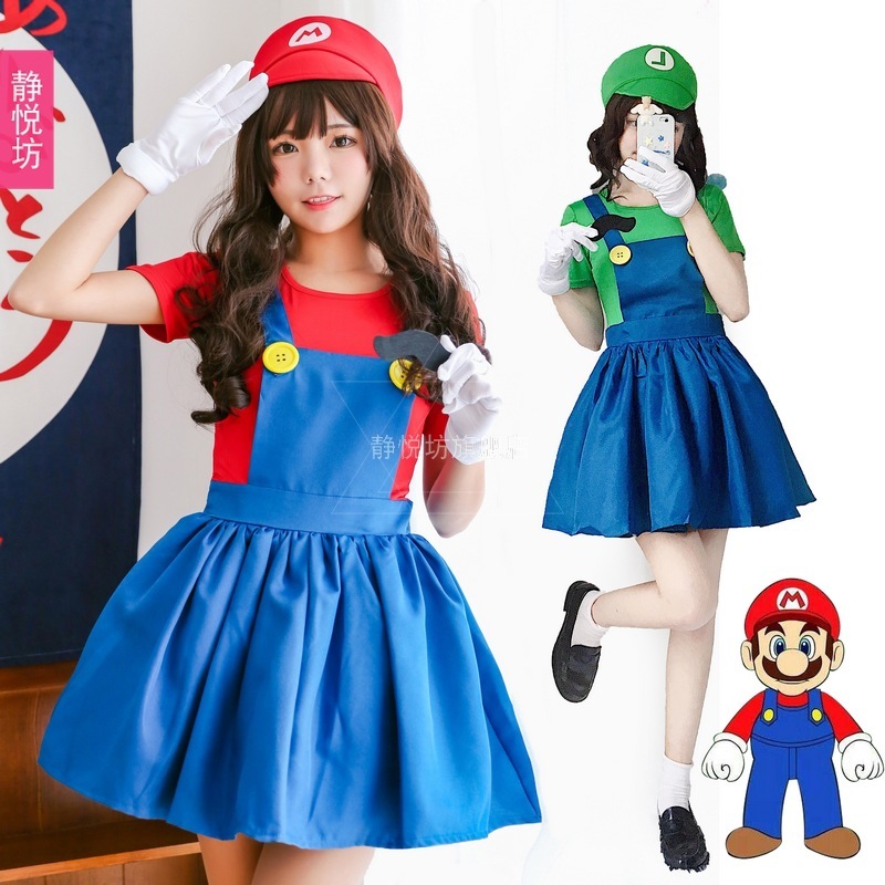 コスプレ衣装 ハロウィン 漫画 アニメ マリオ コスチューム パイプ おじさん スーパー服付き