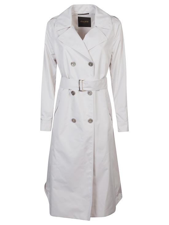MOORER Women Coats MODSP100137 CLEOPATRAWKAVORIO Ivory