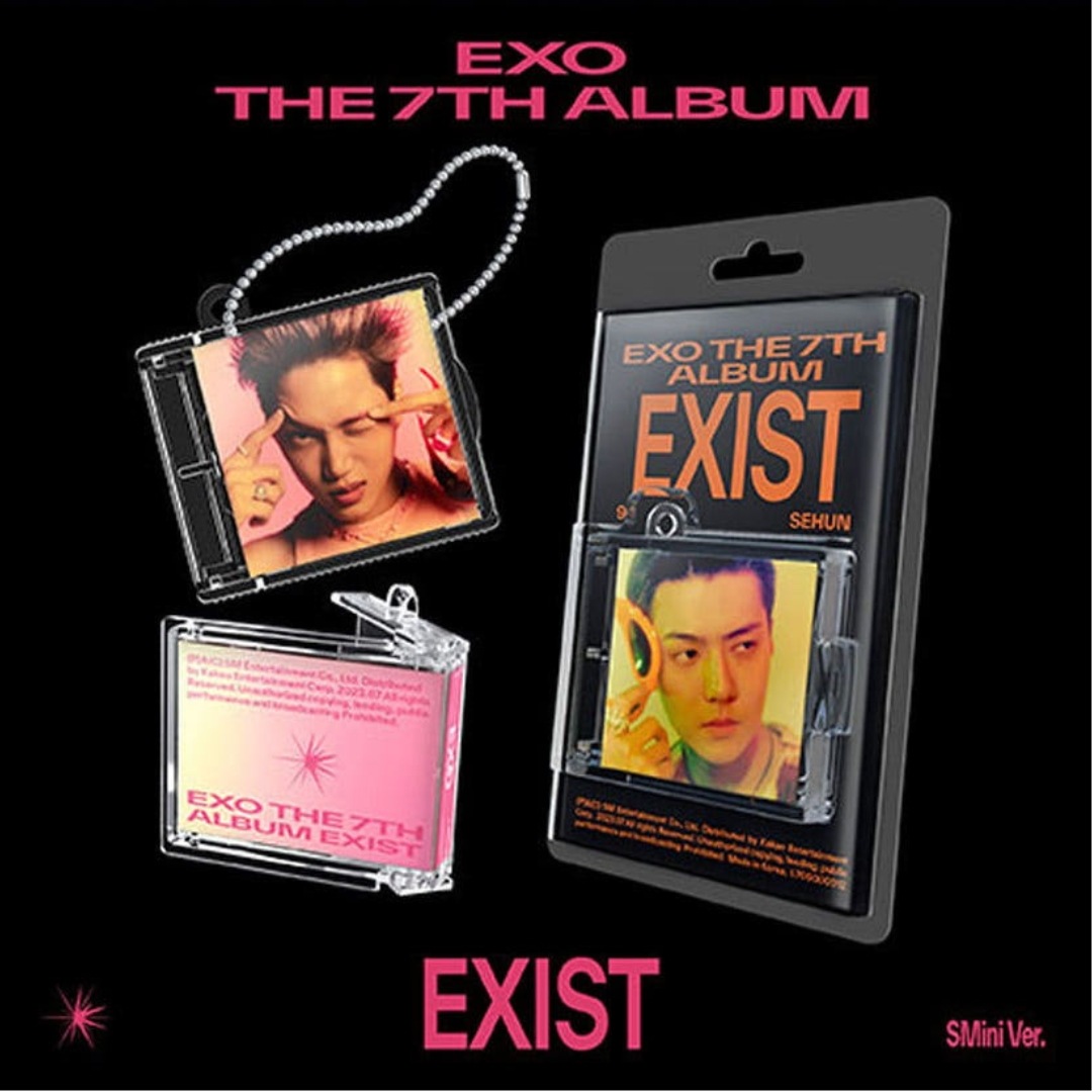 [未開封新品] EXO EXISTエスミニEXO正規7集EXISTスマートアルバム8種セット全メンバー