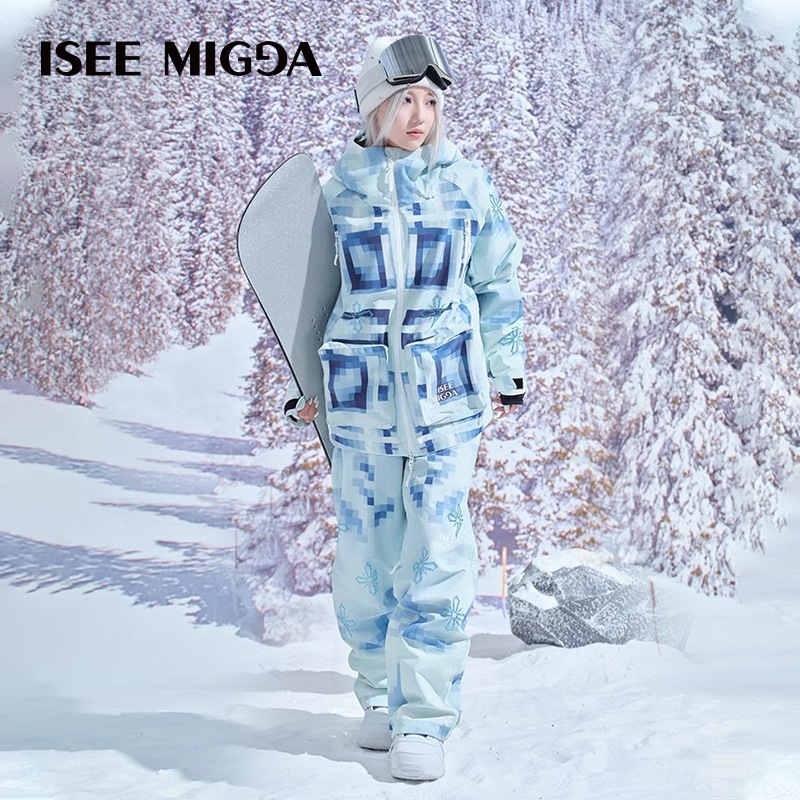 スノーボードウェア 2025-2026 上下セット レディース メンズ 防水20000mm スキーウェア スノボウェア ジャケット アウター パーカー ロングパンツ 男女兼用 防水 防寒