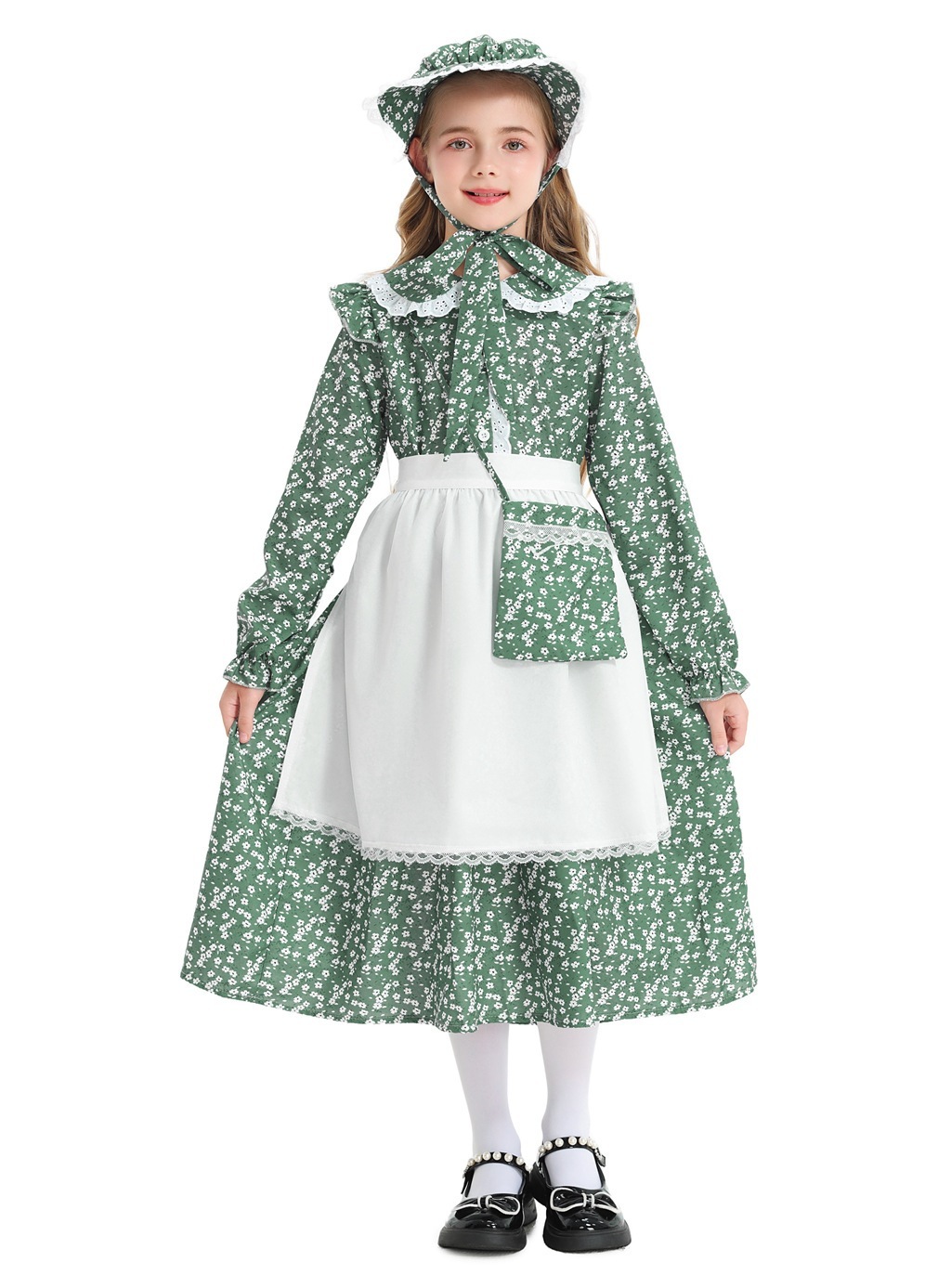 コロニアルガールズ子供服 プレーリーパイオニア パイオニア子供服 カーニバル田園風メイドドレス