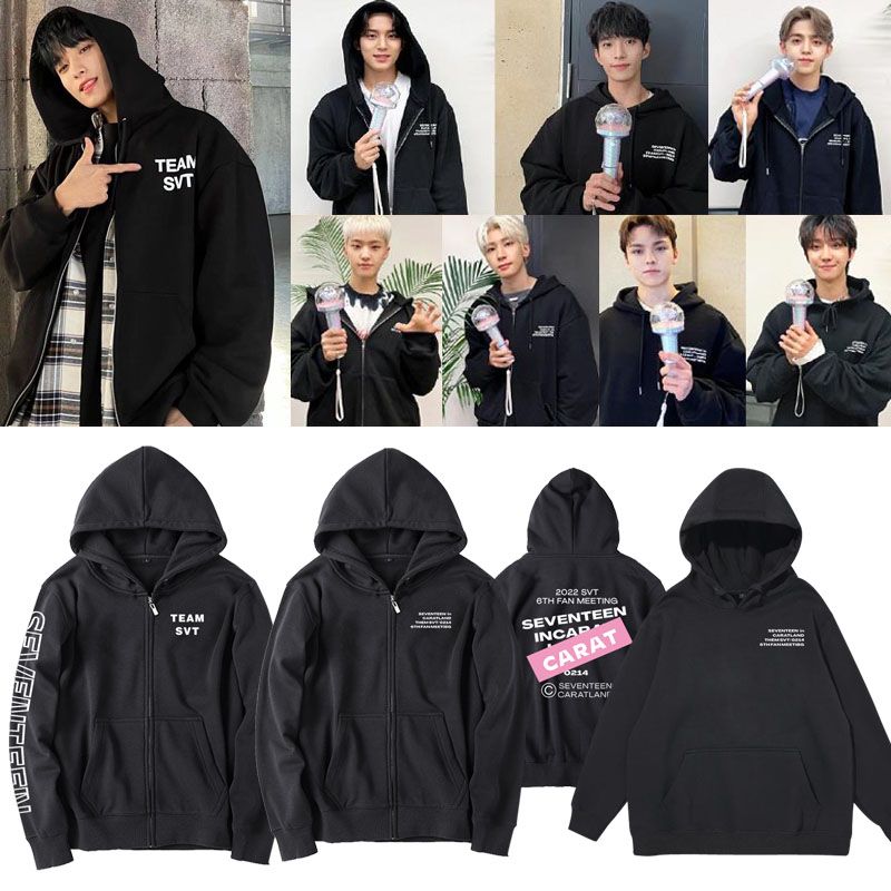 Seventeen Svt 6thファンミーティングパーカープルオーバーピュアコットンセータージャケット