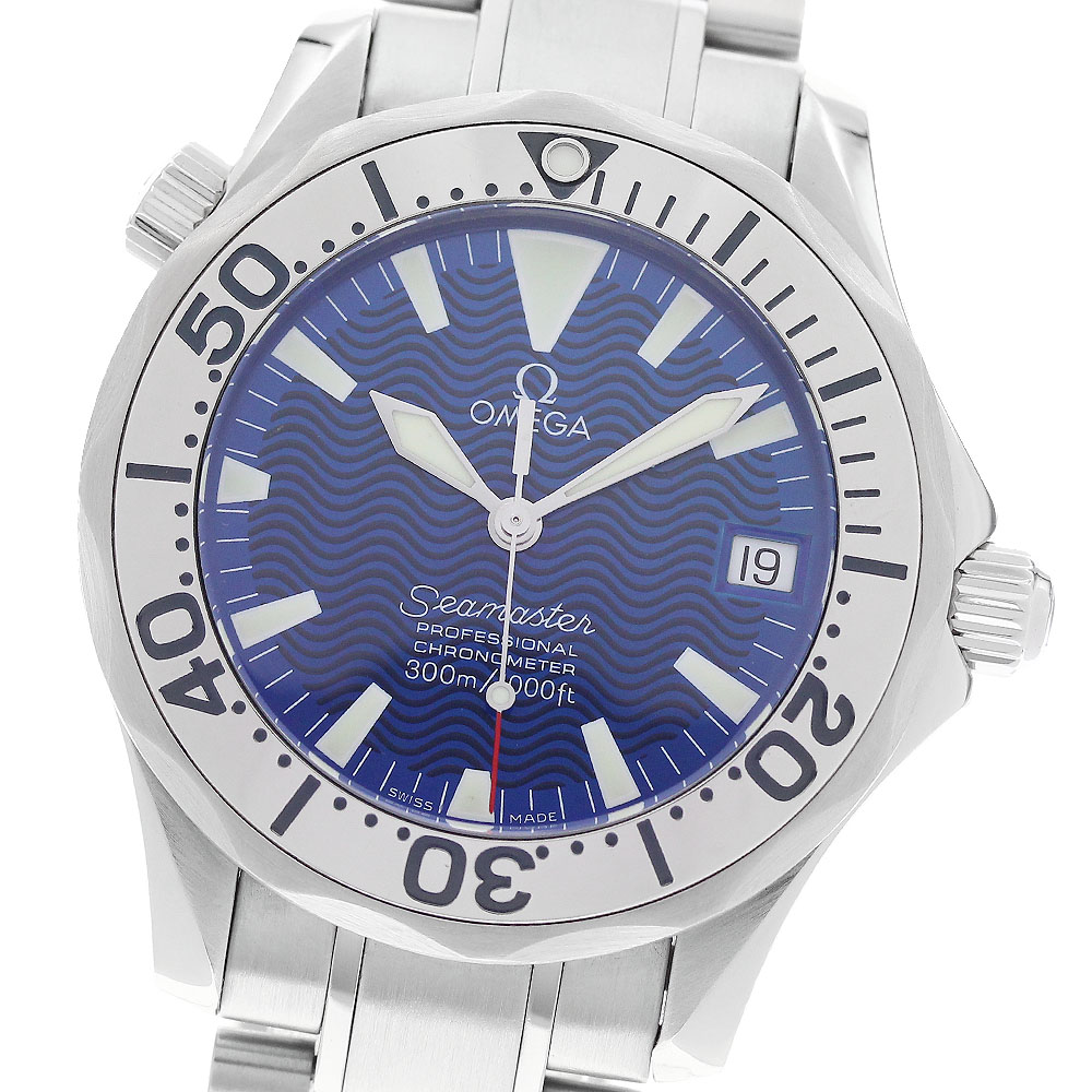 オメガ OMEGA 2253.80 シーマスター300 デイト 自動巻き ボーイズ 良品 _962001【中古】