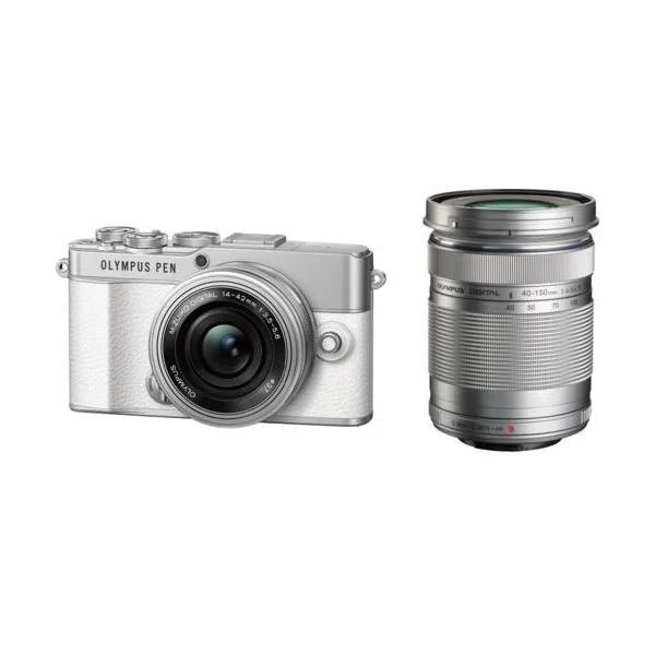 OLYMPUS オリンパス OMシステム E-P7 ホワイト ダブルズームキット ミラーレス一眼