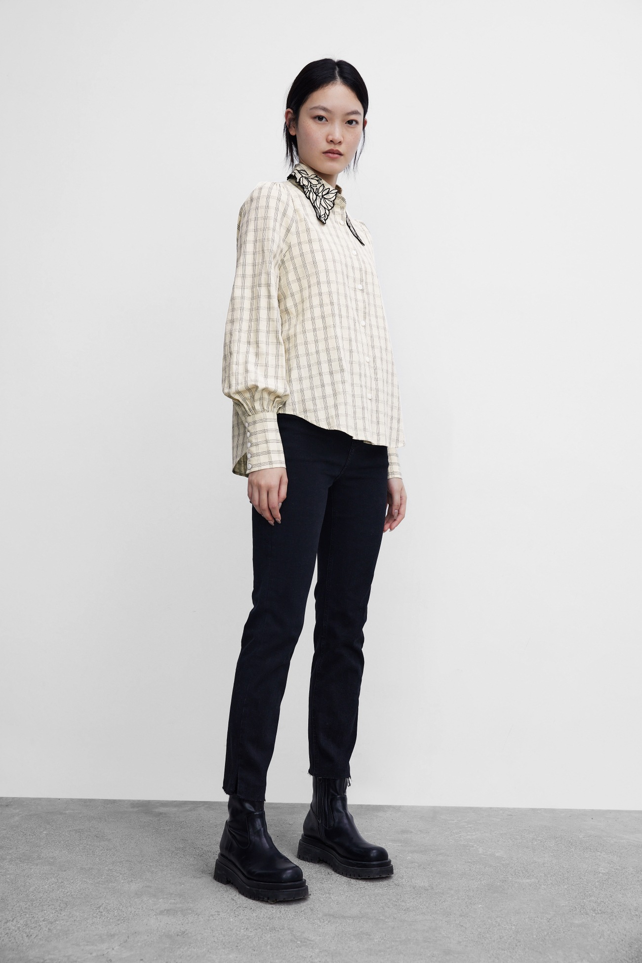 春 秋 女性 レディース レトロ 格子縞の薄い カーディガン シャツ カジュアル カーキチェック XS S M L XL トップス シャツ 袖あり 長袖 かわいい 大人可愛い きれいめ シンプル 大人
