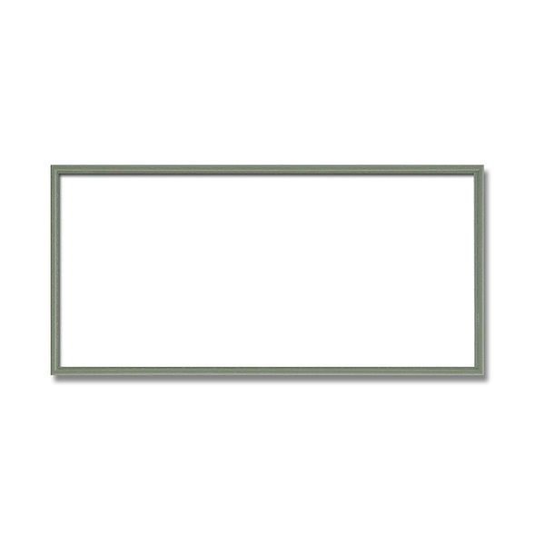 [長方形額]木製額 縦横兼用額 カラー4色展開 カラー長方形額（600x300mm）グリーン