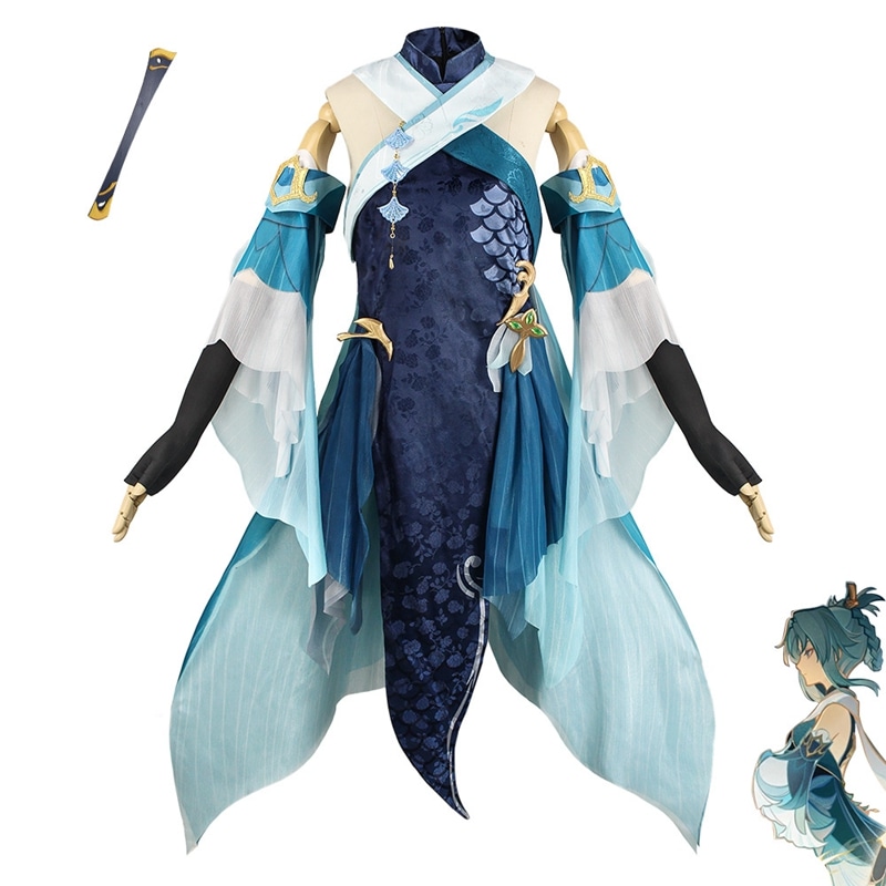 原神 げんしん コスプレ衣服 ピンばあや 歌塵浪市真君 コスチューム服 ハロウィン 6,622円