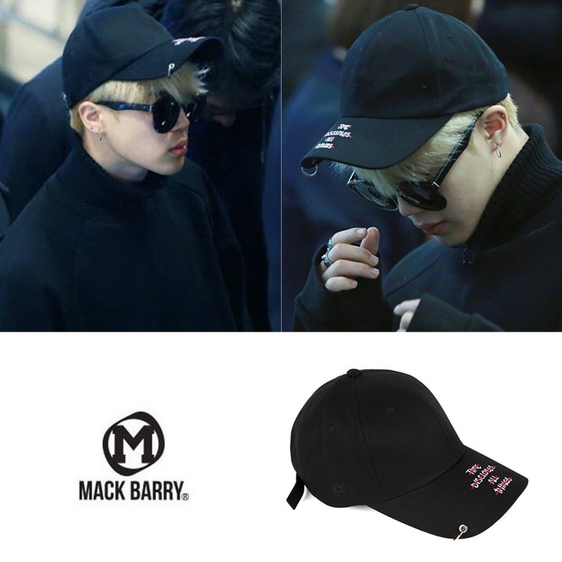 BTS jimin着用 [MACK BARRY] T.D.A.T CURVE RING CAP