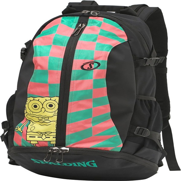 SPALDING スポルディング ケイジャー スポンジ ボブ チェッカーフラッグ バスケットボール バックパック 40007SBC