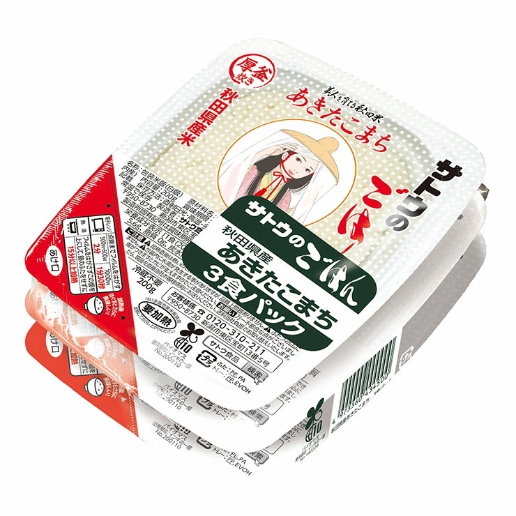 パックご飯 サトウ食品 サトウのごはん 秋田県産あきたこまち 200g 3食パック×12個 36食 レトルト 秋田 あきたこまち 常温 電子レンジ調理 備蓄 ごはん