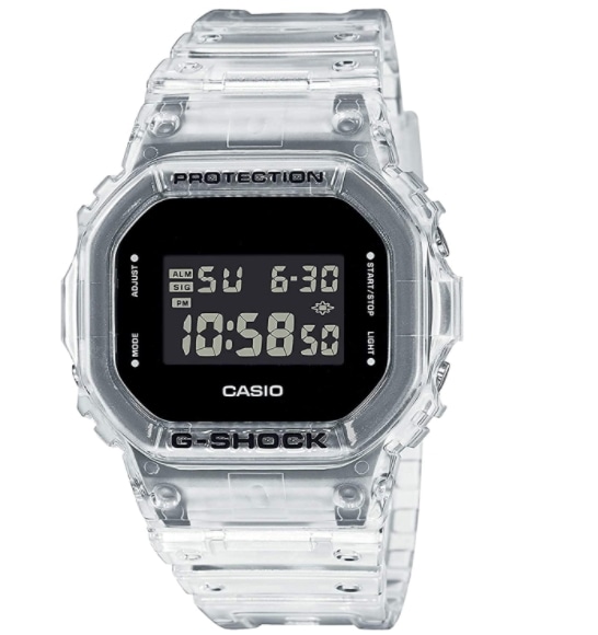 腕時計 G-SHOCK スケルトンシリーズ DW-5600SKE-7 メンズ クリア
