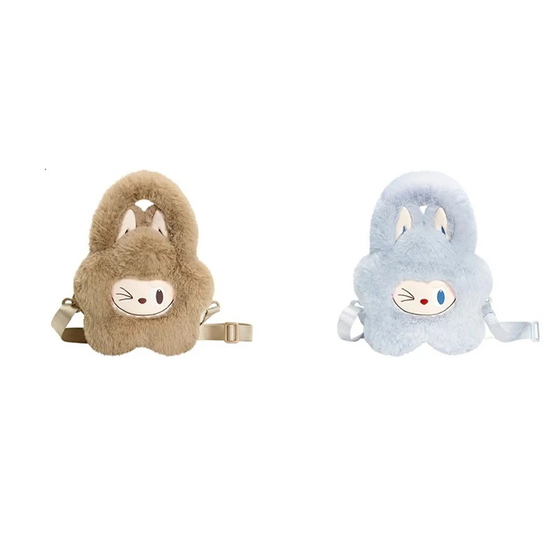 公式正規品POP MART LABUBU THE MONSTERS Plush Flower Bag らふぶ バッグミニショルダーバッグ レディース 斜めがけ ポーチ サブバッグクロスボディバッグ