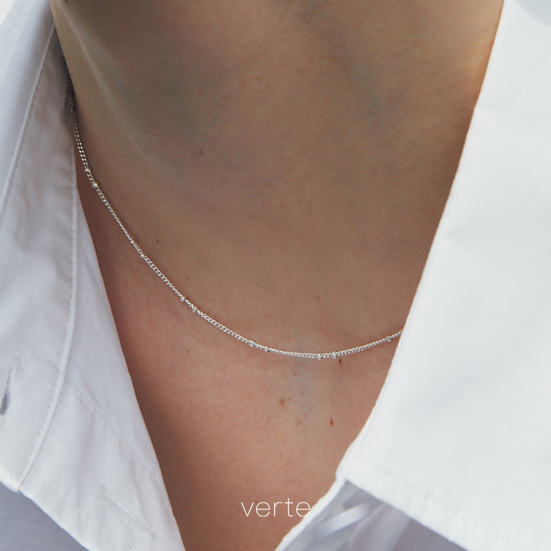 [925 silver] Un.silver.72 / boule ネックレス (silver)