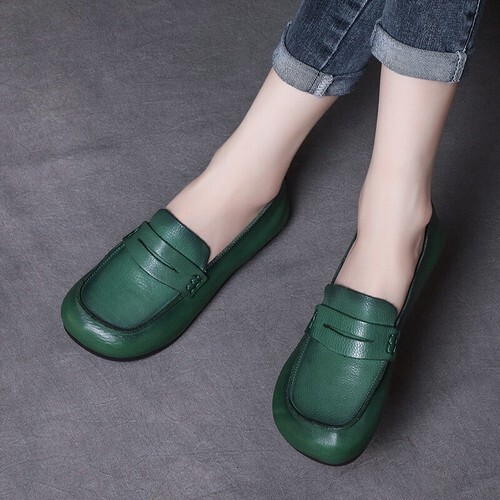 新品 レディース スニーカー 白 緑 PUレザー 軽量 通気性抜群 22.5cm～25cm おしゃれ カジュアル 韓国風 ローカット ウォーキングシューズ