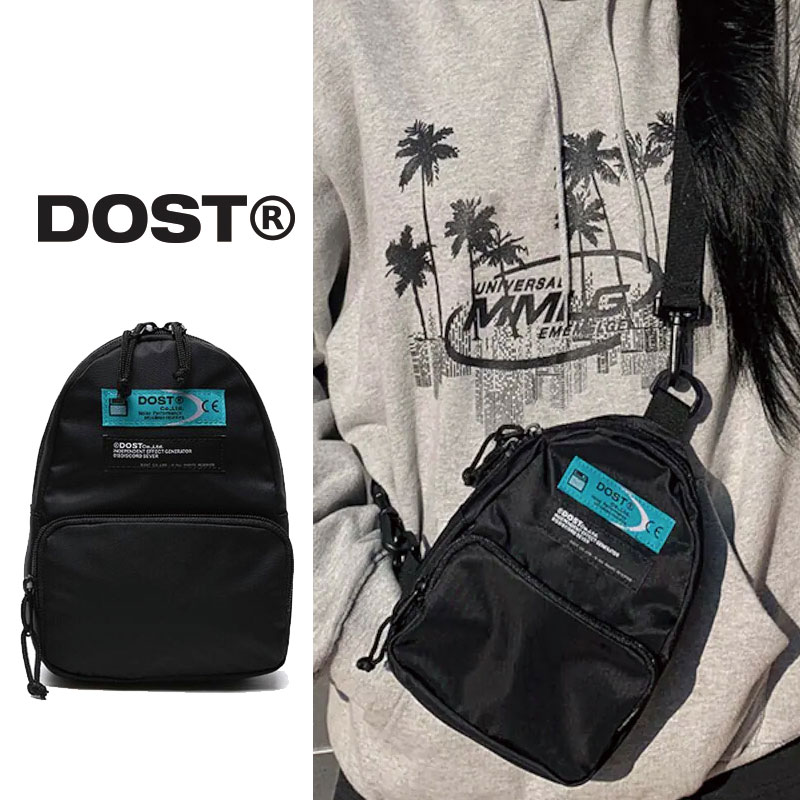 韓国人気ブランド [DOST] Symbolic mini sling cross ドスト ボディーバック レディース メンズ 韓国ファッション