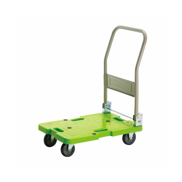 (まとめ)TANOSEE 樹脂運搬車(キャスター標準) W400D600H775mm 120kg荷重 1台3セット